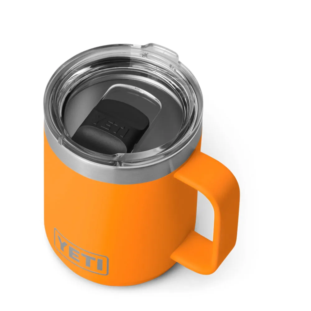 21071500530 TAZA RAMBLER 10oz STACKABLE MUG TAPA MAGNETICA KING CRAB ORANGE MARCA YETI