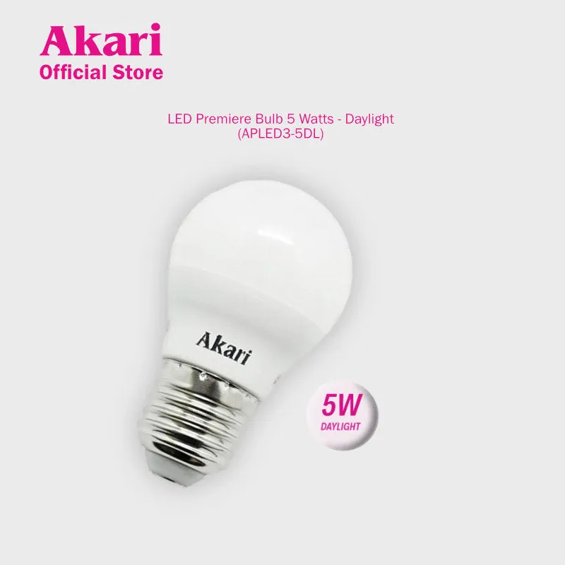 Akari LED Premiere Bulb 5 Watts - Daylight  (APLED3-5DL)