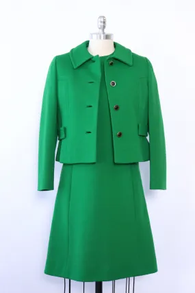 Alice Jane Dows Kelly Green Knit Ensemble S