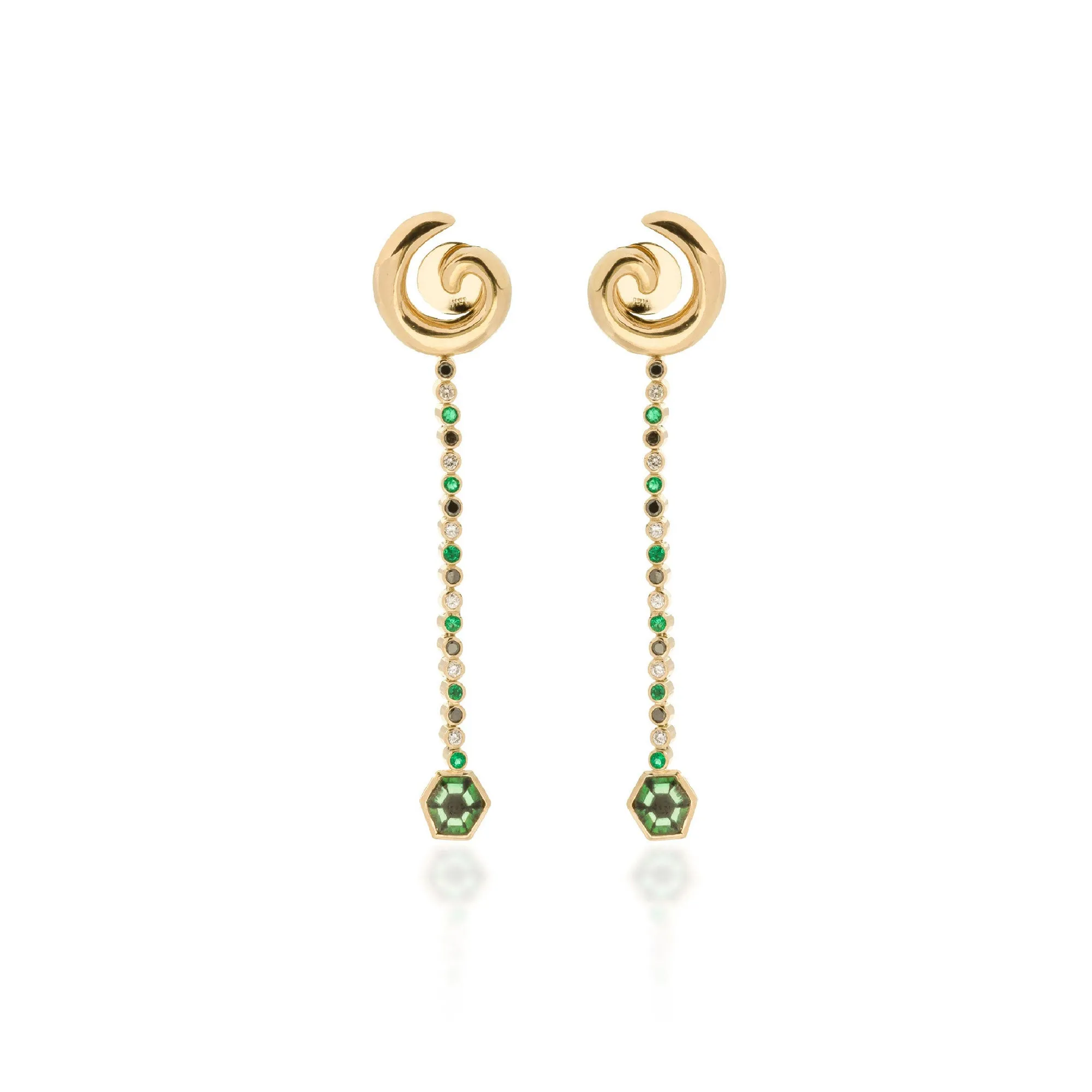 Aretes Snake Iris