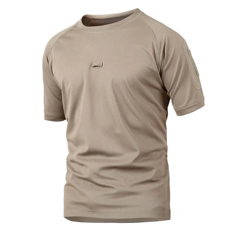 Camo Breathable Round-neck Short-sleeve Men's T-shirt