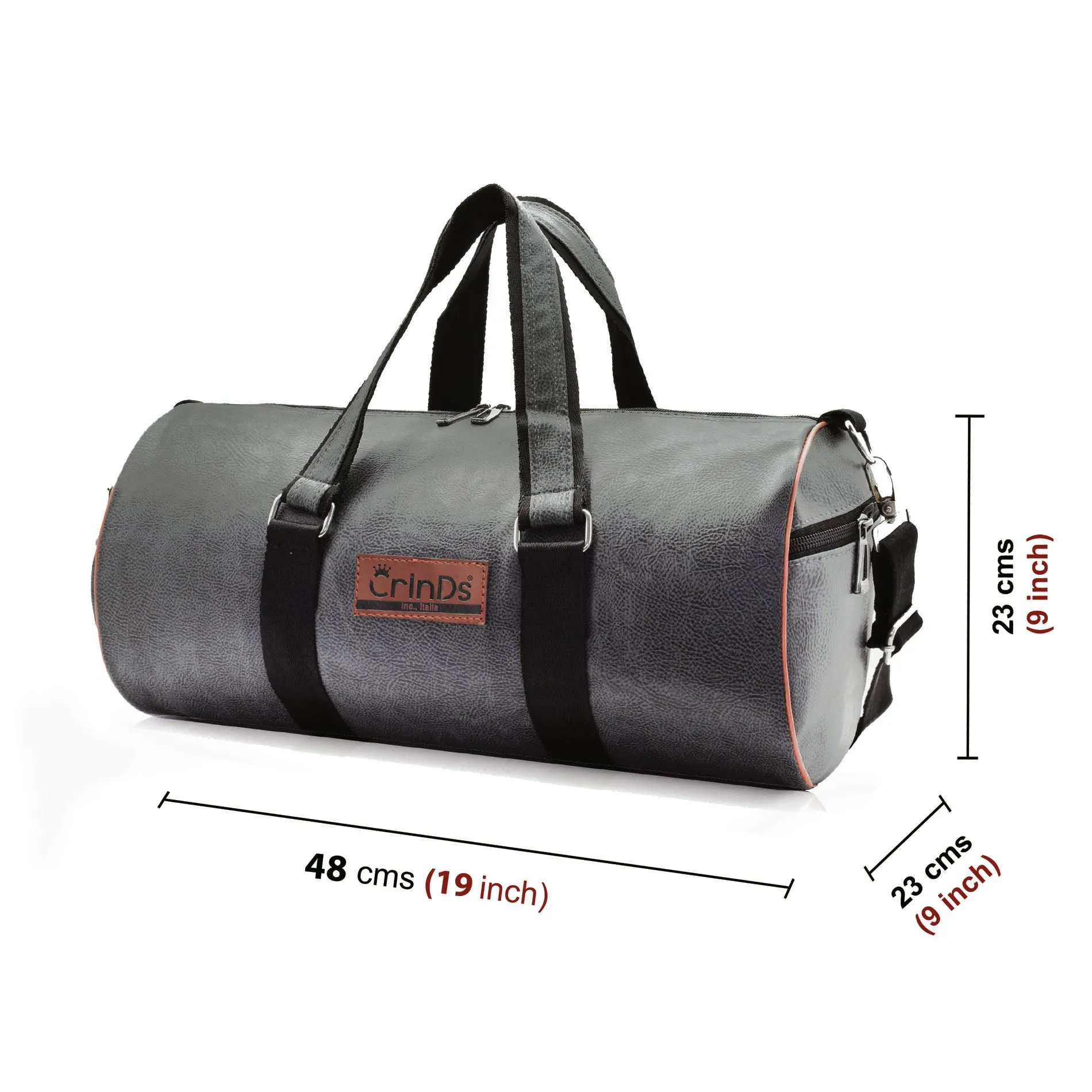 Crinds Duffel Bag - Grey Orange