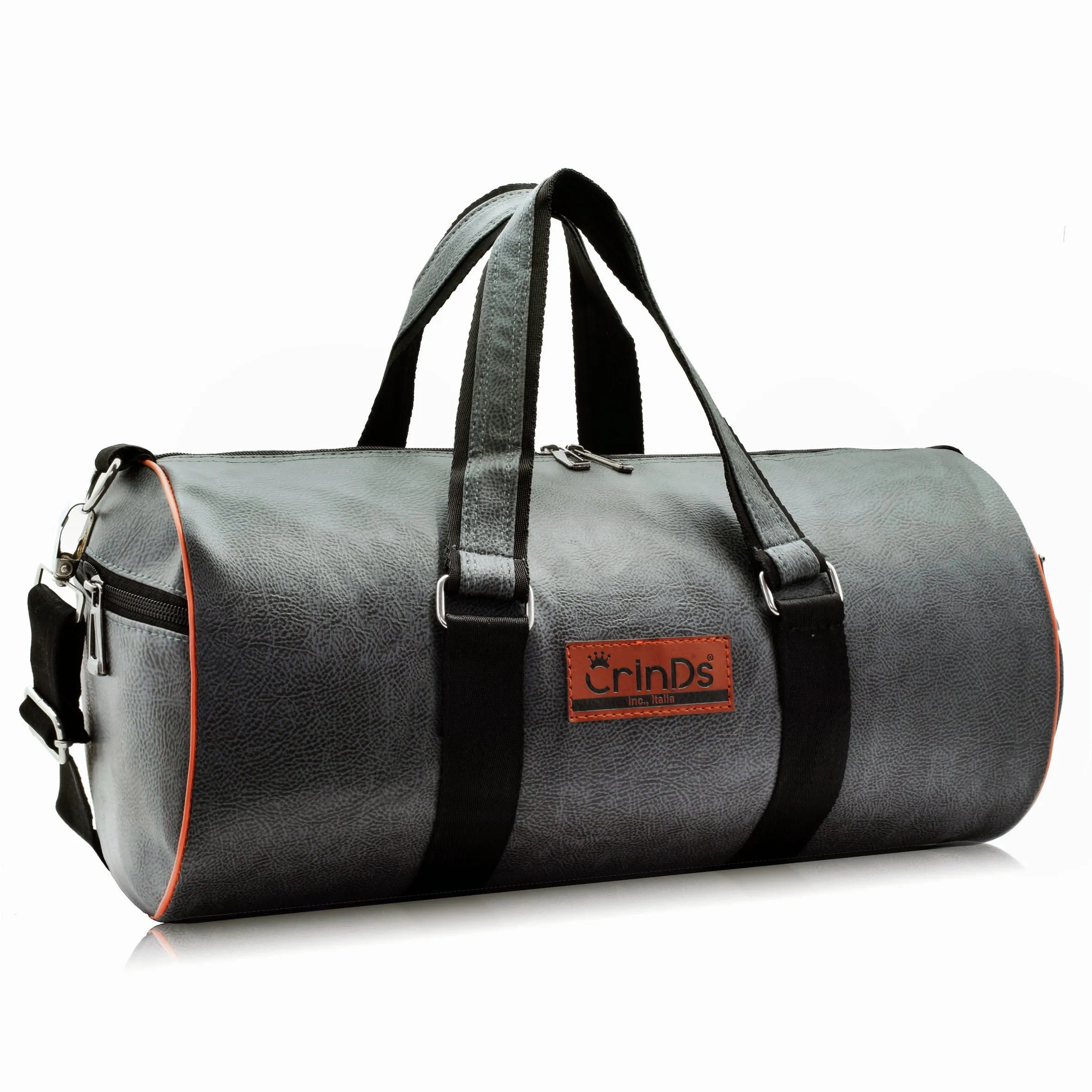 Crinds Duffel Bag - Grey Orange