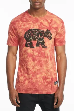 Grizzly Guys Tribes Of Bears Tie Dye Graphic Tee