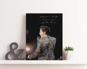 Harry Style Canvas, One Direction Poster, Music Canvas, Print Art, Gift Poster, Home Decor, Canvas Print, Gift for him, Gift for her