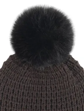 Hat - Winter Waffle Knit - Black