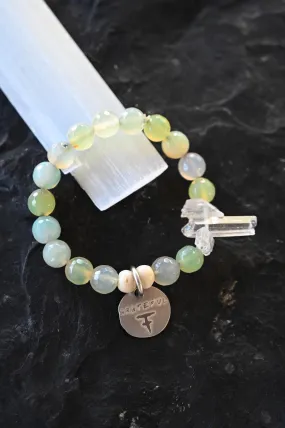 I Am Grateful Quartz Bracelet