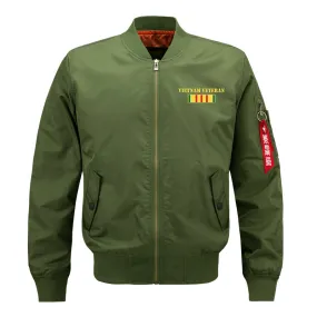 Max To 8XL Battle Embroidery Thin Pilot Jacket