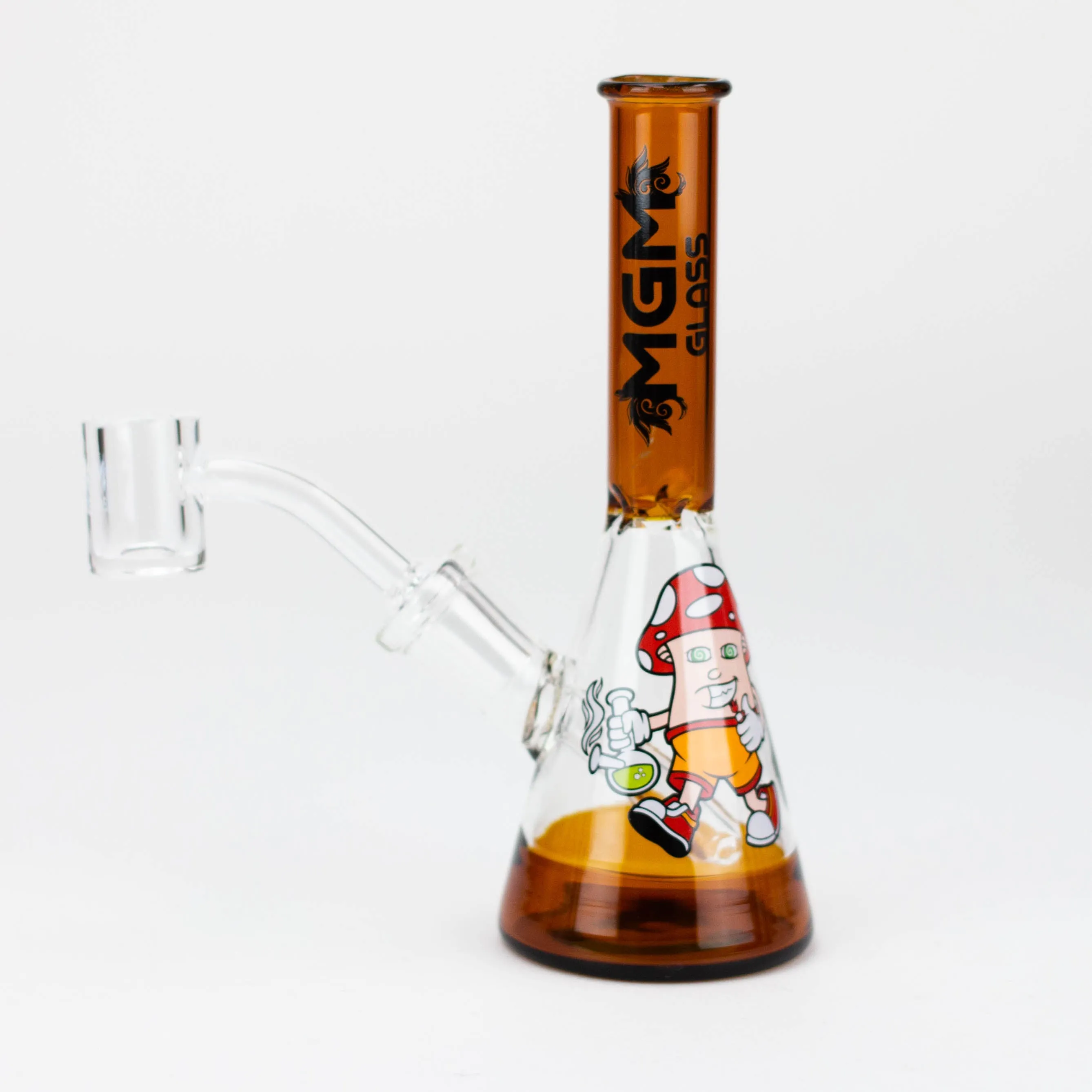 MGM Glass 2-in-1 Beaker Bong 5.9"