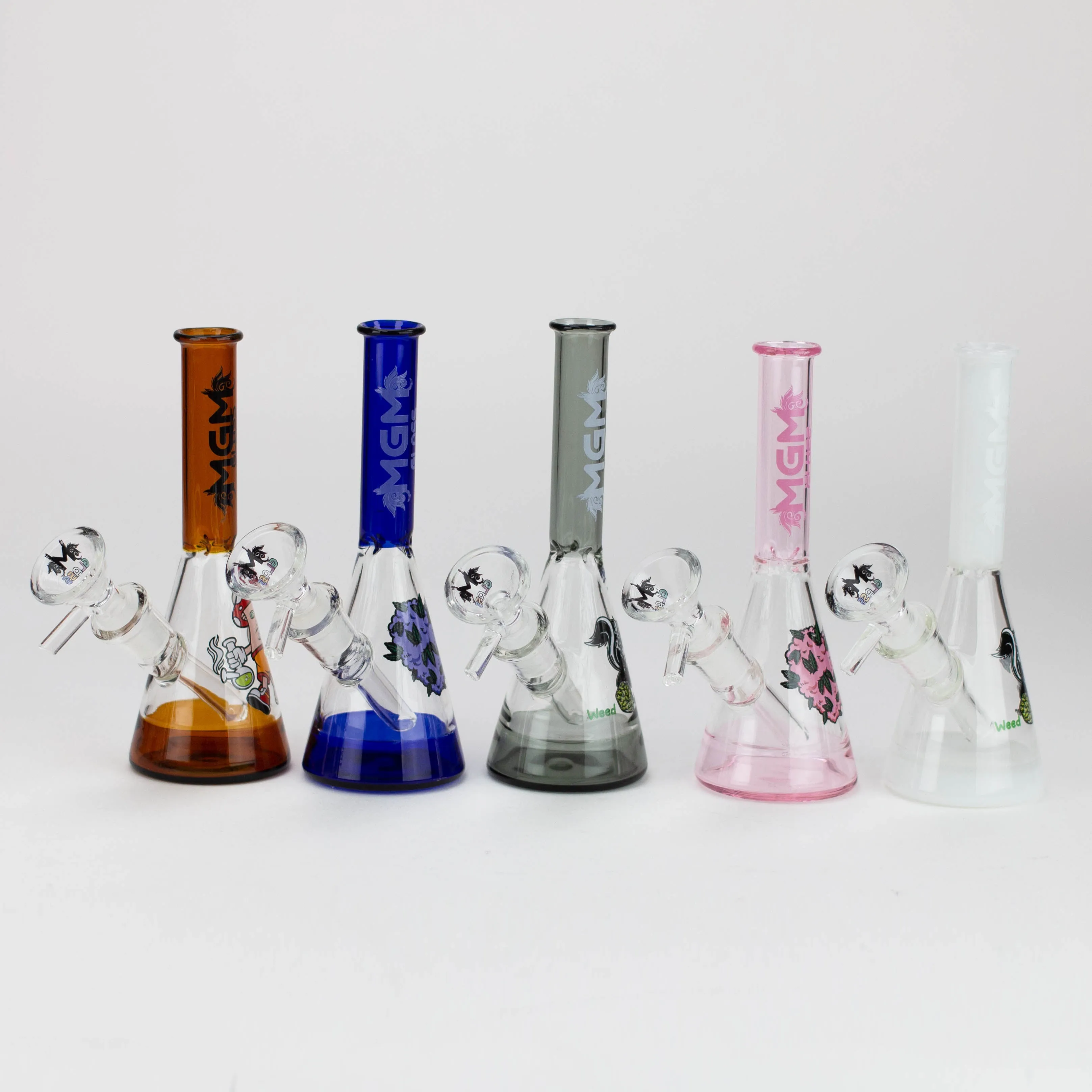 MGM Glass 2-in-1 Beaker Bong 5.9"