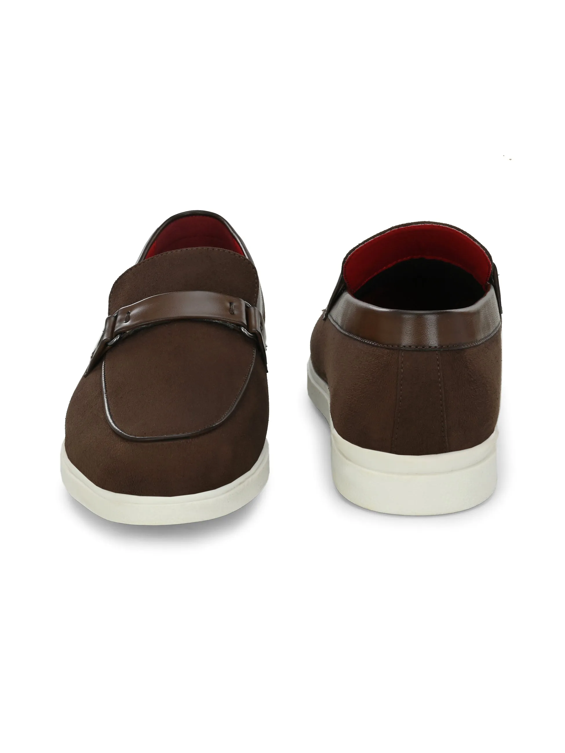 Piana Brown Casual Slip-Ons